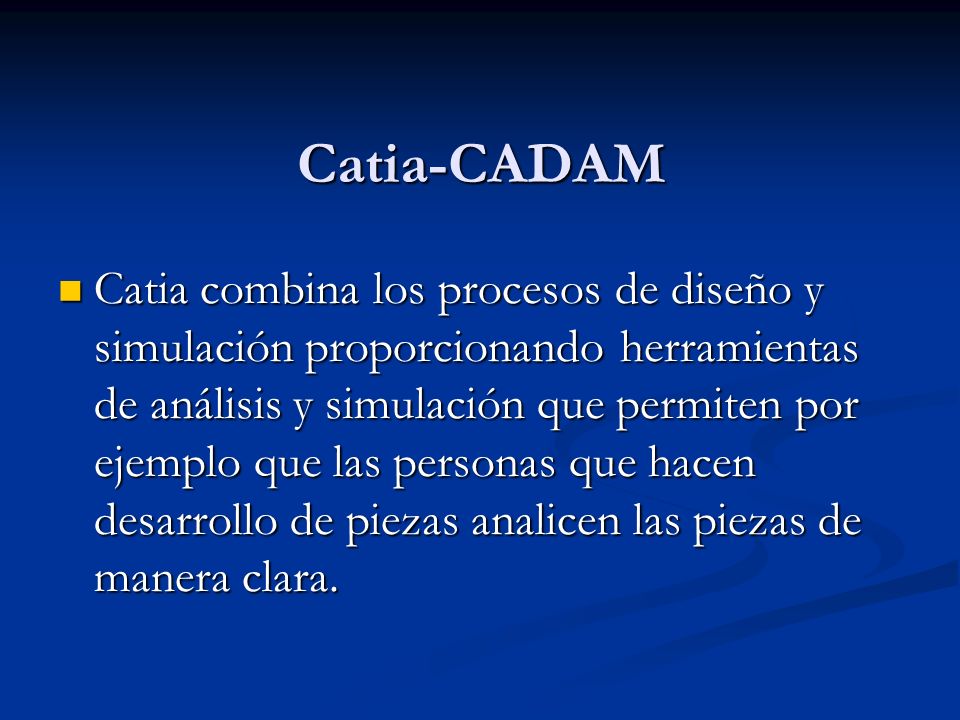 Catia-CADAM