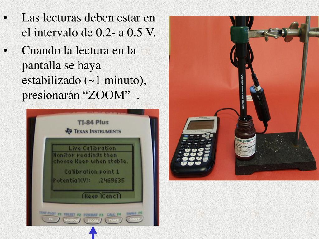Las lecturas deben estar en el intervalo de 0.2- a 0.5 V.