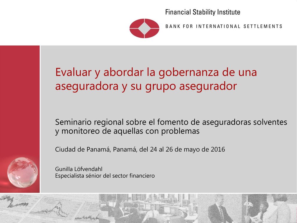 Evaluar y abordar la gobernanza de una aseguradora y su grupo asegurador