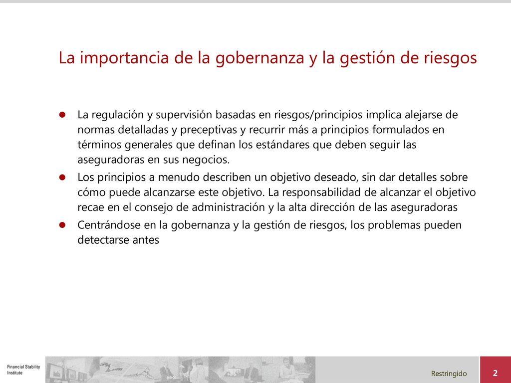 La importancia de la gobernanza y la gestión de riesgos