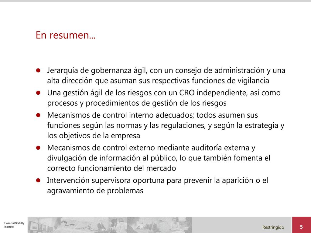 En resumen... Jerarquía de gobernanza ágil, con un consejo de administración y una alta dirección que asuman sus respectivas funciones de vigilancia.