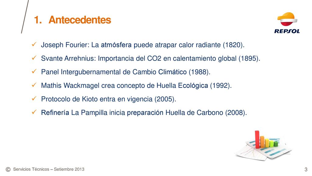 1. Antecedentes Joseph Fourier: La atmósfera puede atrapar calor radiante (1820).