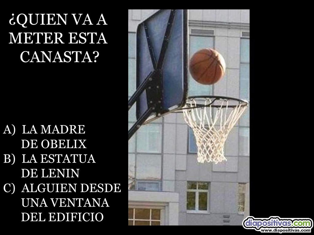 ¿QUIEN VA A METER ESTA CANASTA A) LA MADRE DE OBELIX B) LA ESTATUA