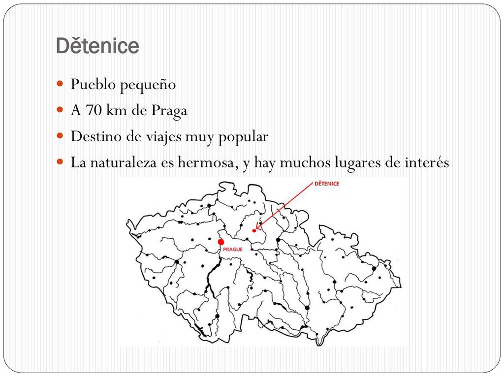 Dětenice Pueblo pequeño A 70 km de Praga Destino de viajes muy popular