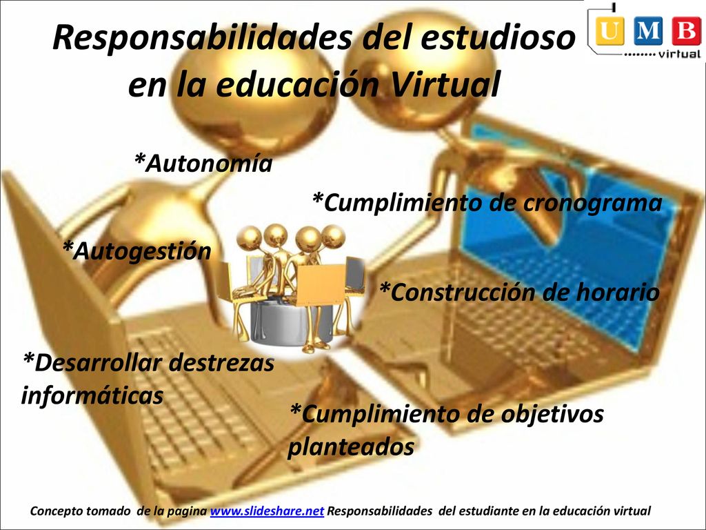 Responsabilidades del estudioso en la educación Virtual