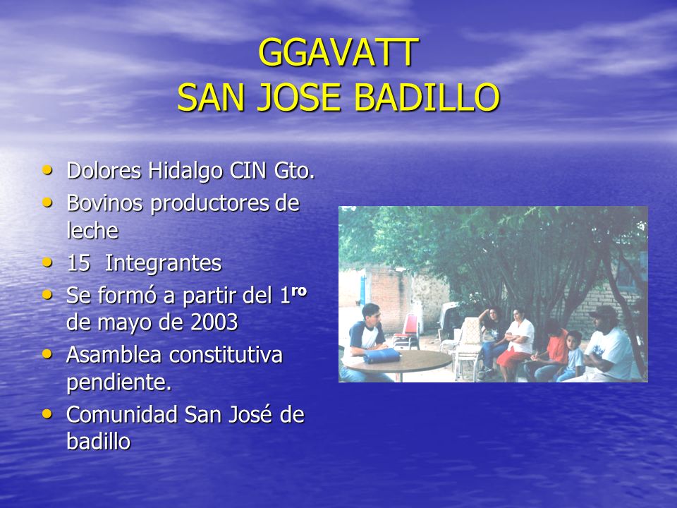 GGAVATT SAN JOSE BADILLO