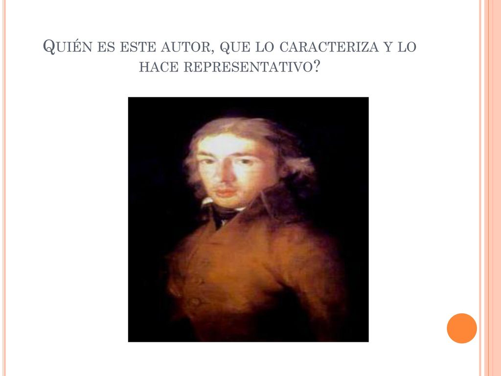 Quién es este autor, que lo caracteriza y lo hace representativo