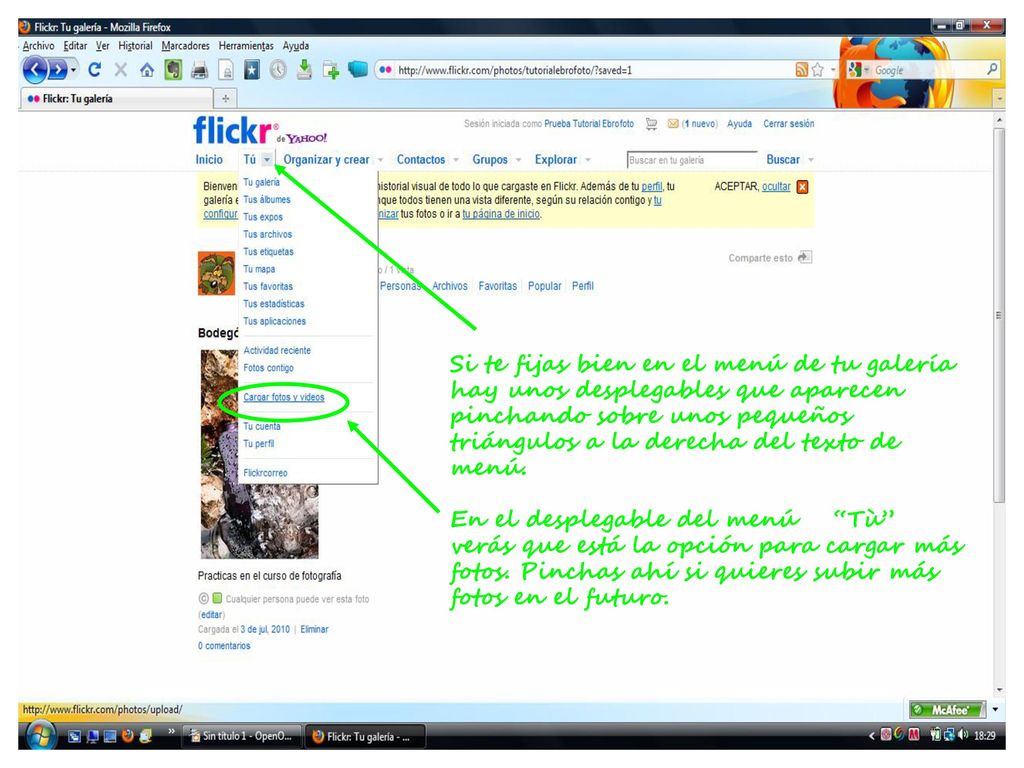 Si te fijas bien en el menú de tu galería