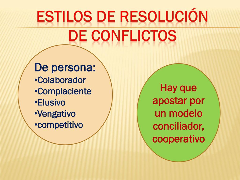 Hay que apostar por un modelo conciliador, cooperativo