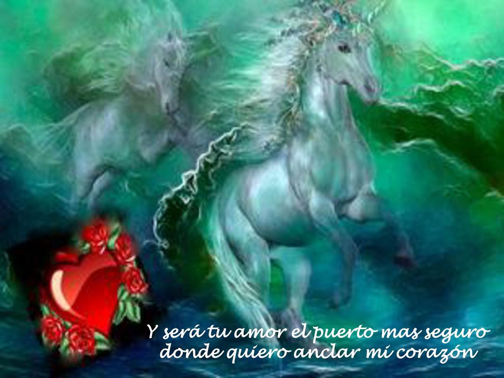 Y será tu amor el puerto mas seguro donde quiero anclar mi corazón