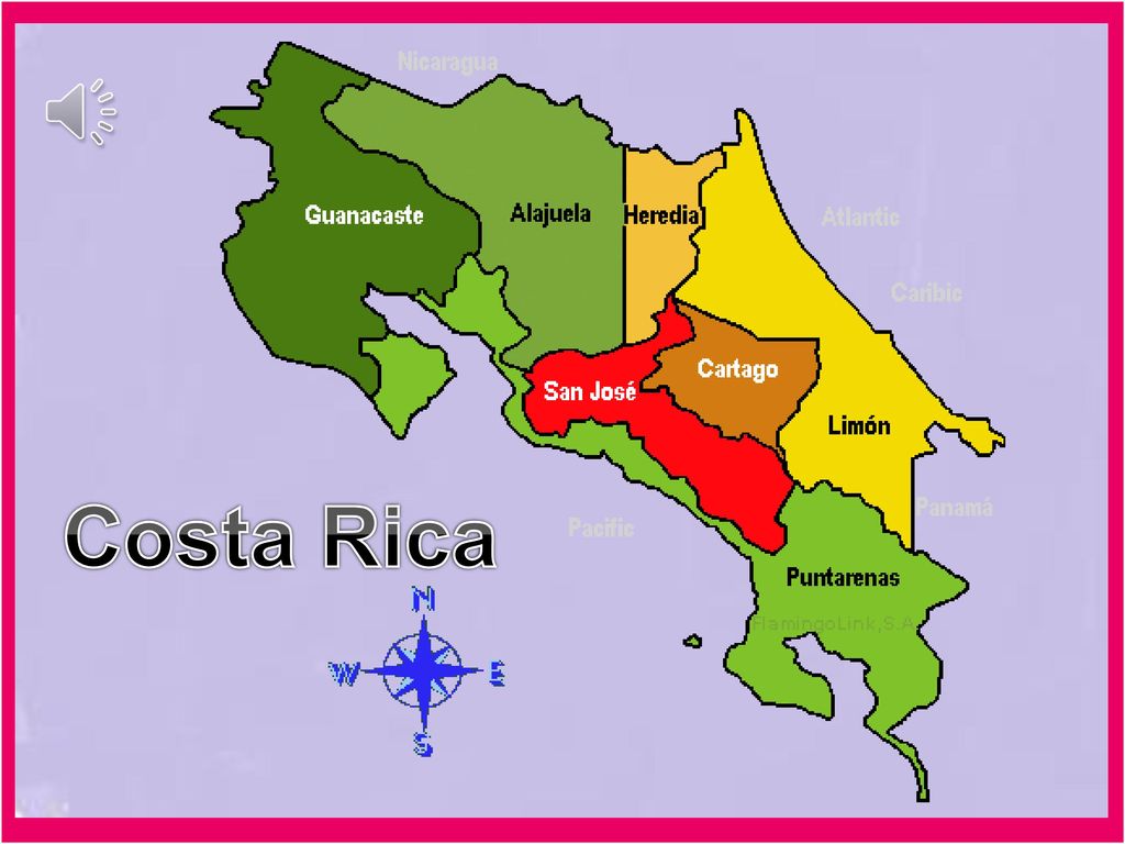 Costa Rica Mi país se llama Costa Rica, es un país pacífico , no tiene ejército.