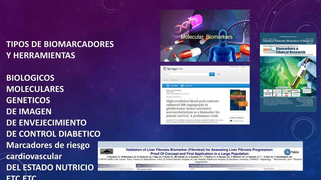 TIPOS DE BIOMARCADORES