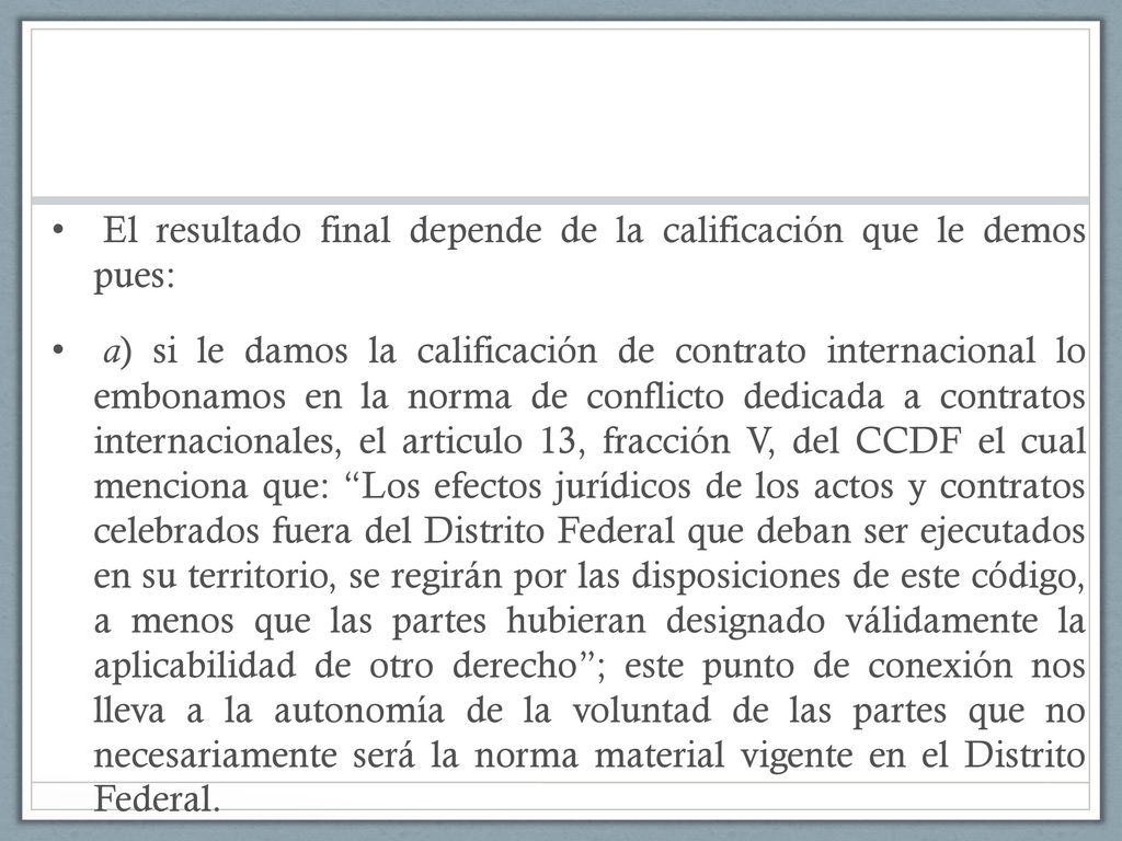 El resultado final depende de la calificación que le demos pues: