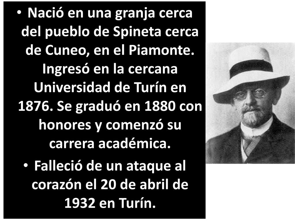 Falleció de un ataque al corazón el 20 de abril de 1932 en Turín.