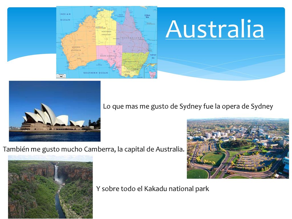 Australia Lo que mas me gusto de Sydney fue la opera de Sydney