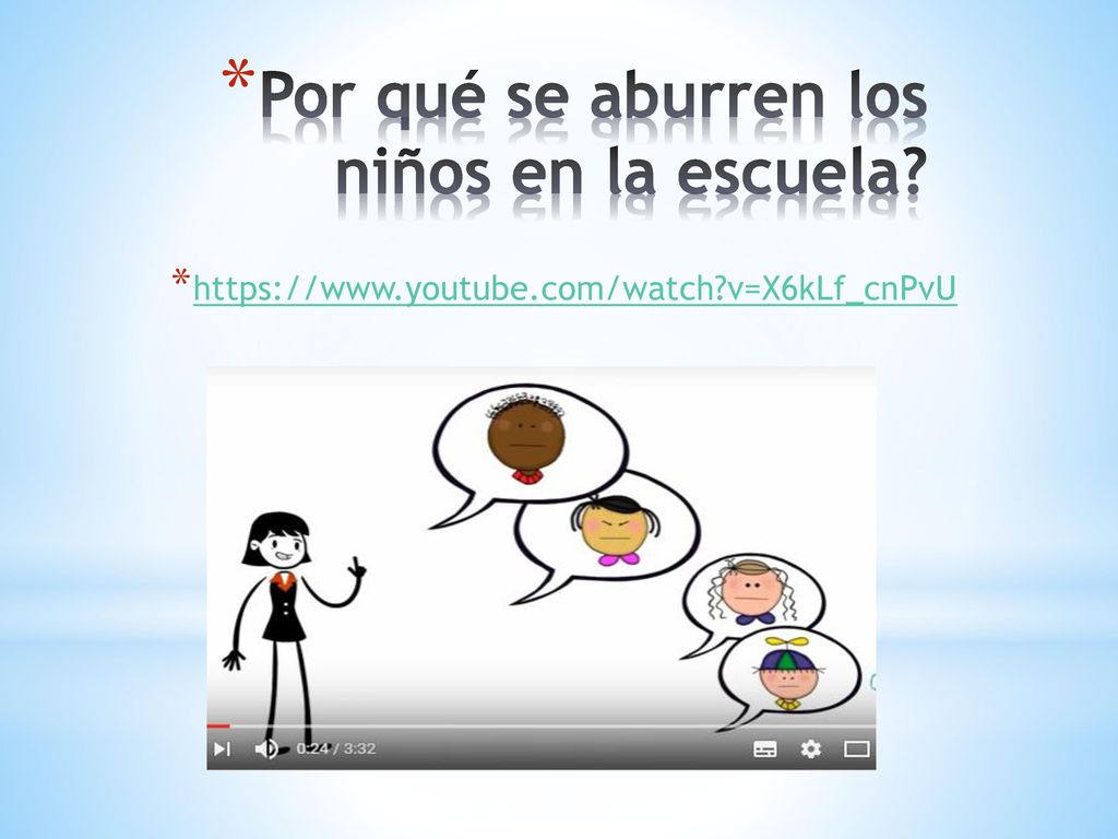 Por qué se aburren los niños en la escuela