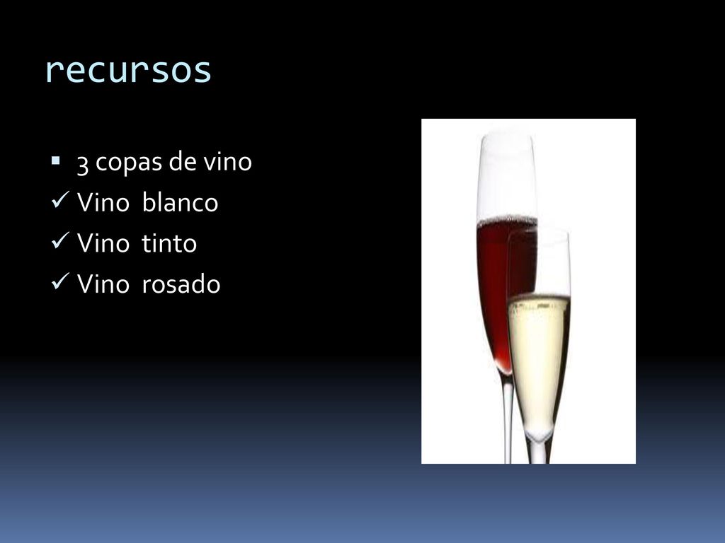 recursos 3 copas de vino Vino blanco Vino tinto Vino rosado