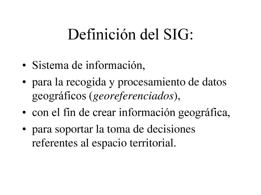 UTILIDAD DE LAS IMÁGENES DE SATELITE, EL GPS Y LOS SIG - ppt descargar