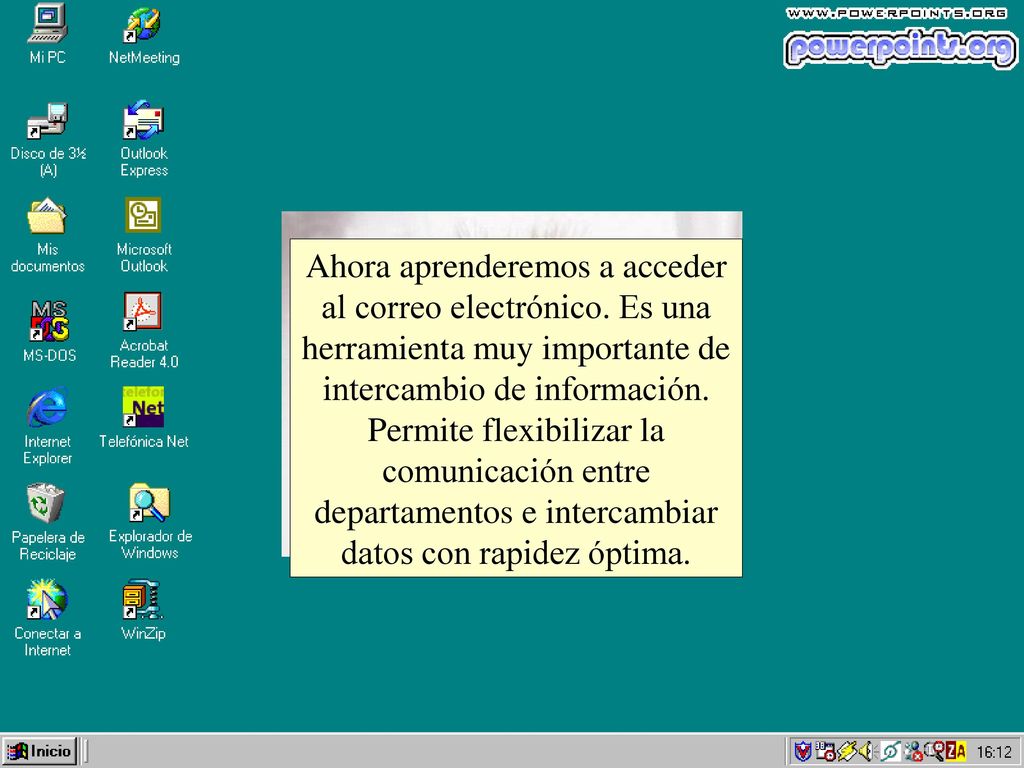 Ahora aprenderemos a acceder al correo electrónico