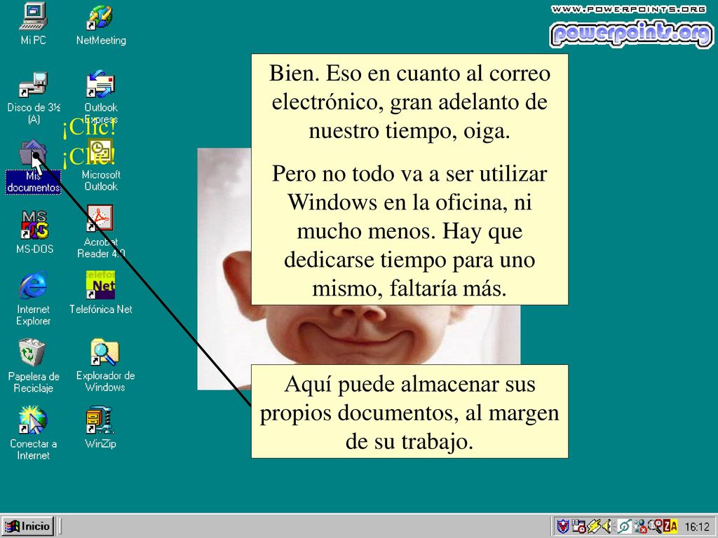 Aquí puede almacenar sus propios documentos, al margen de su trabajo.
