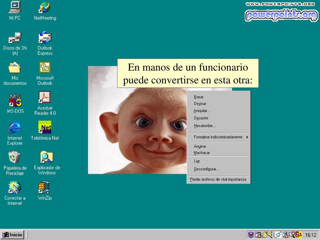 En manos de un funcionario puede convertirse en esta otra:
