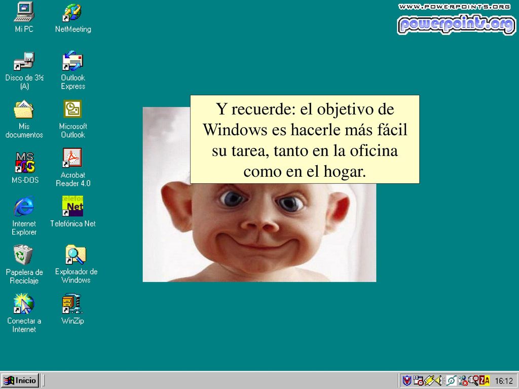 Y recuerde: el objetivo de Windows es hacerle más fácil su tarea, tanto en la oficina como en el hogar.