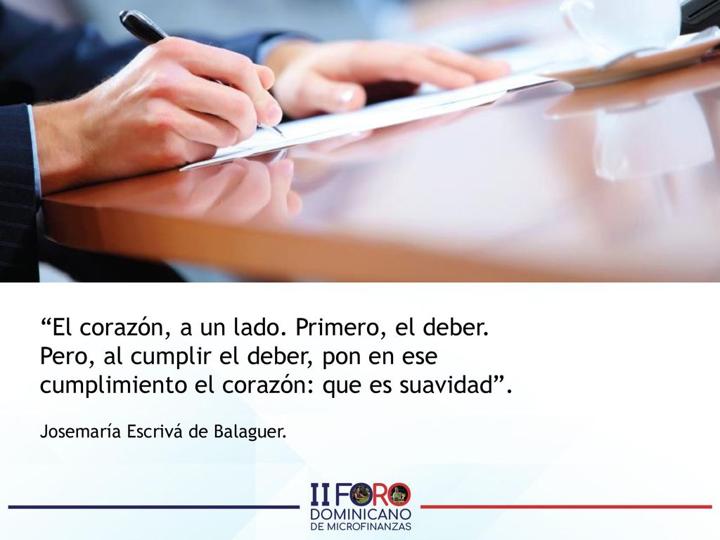 El corazón, a un lado. Primero, el deber.