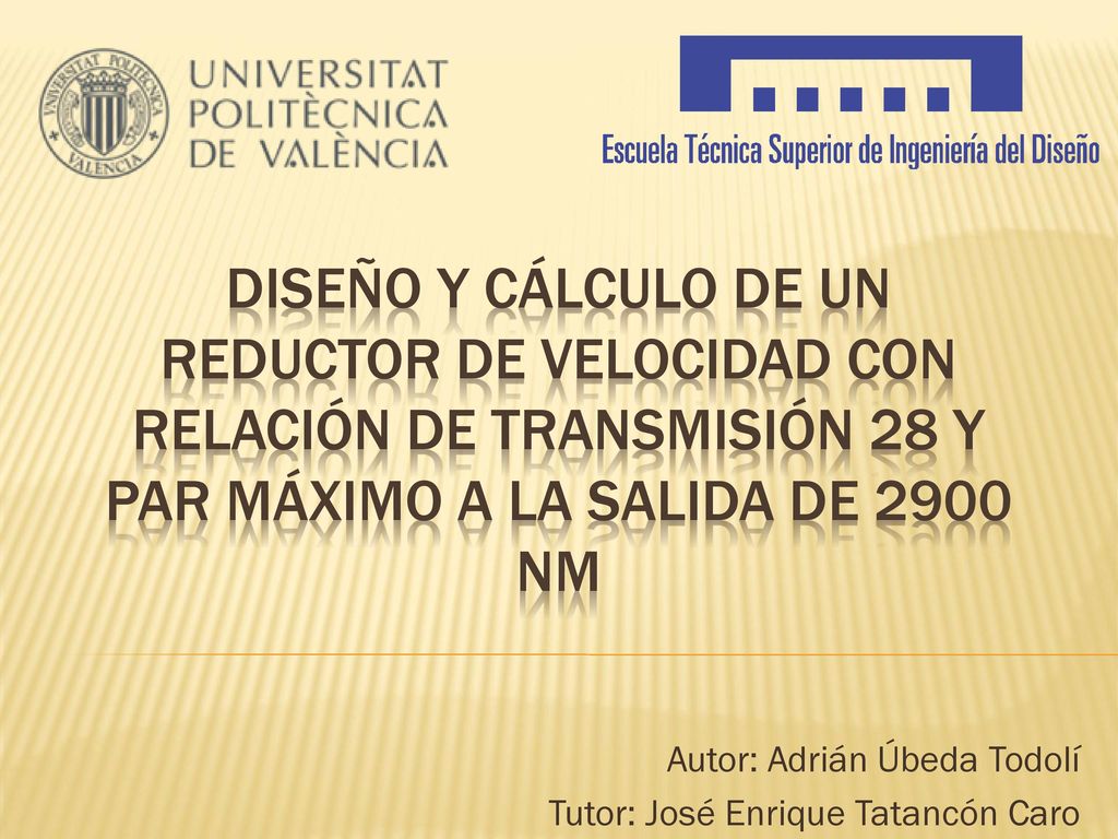 Autor: Adrián Úbeda Todolí Tutor: José Enrique Tatancón Caro