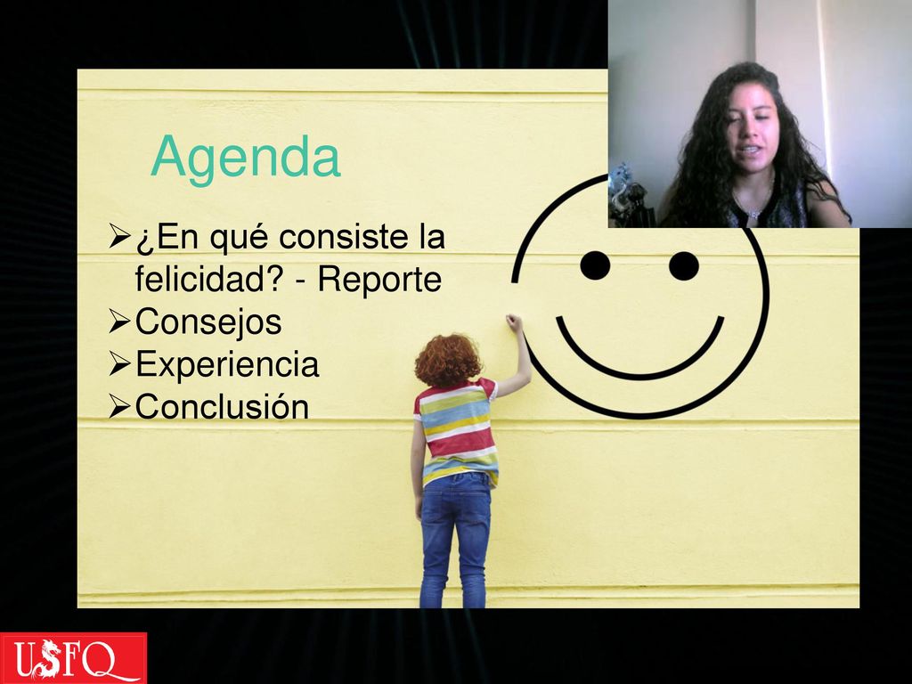 Agenda ¿En qué consiste la felicidad - Reporte Consejos Experiencia