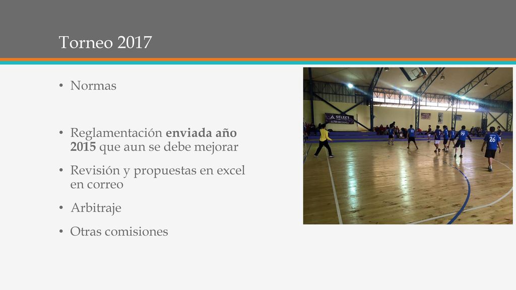 Torneo 2017 Normas. Reglamentación enviada año 2015 que aun se debe mejorar. Revisión y propuestas en excel en correo.