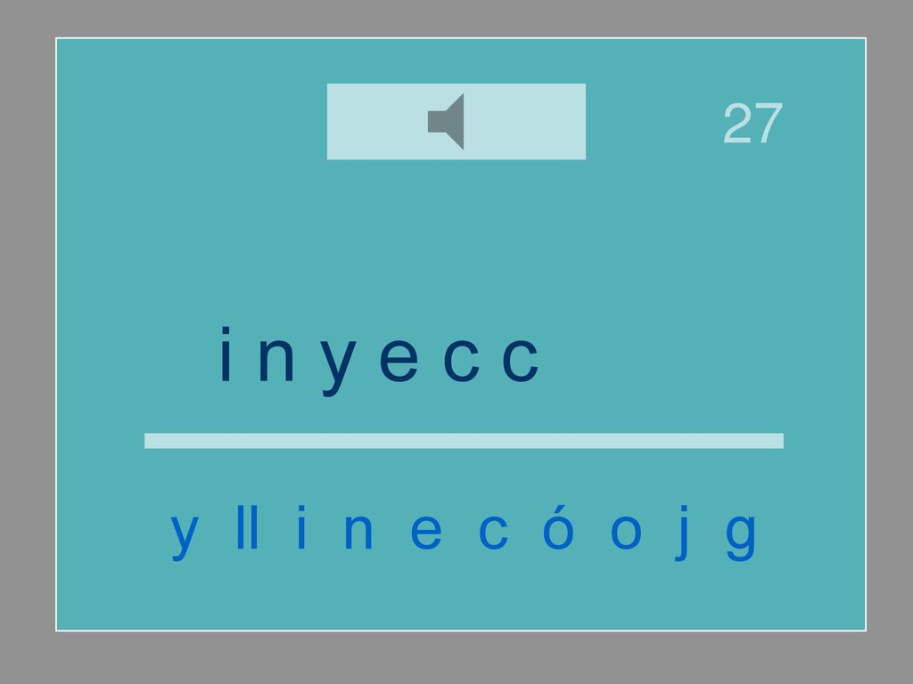 27 i n y e c c i ó n y ll i n e c ó o j g