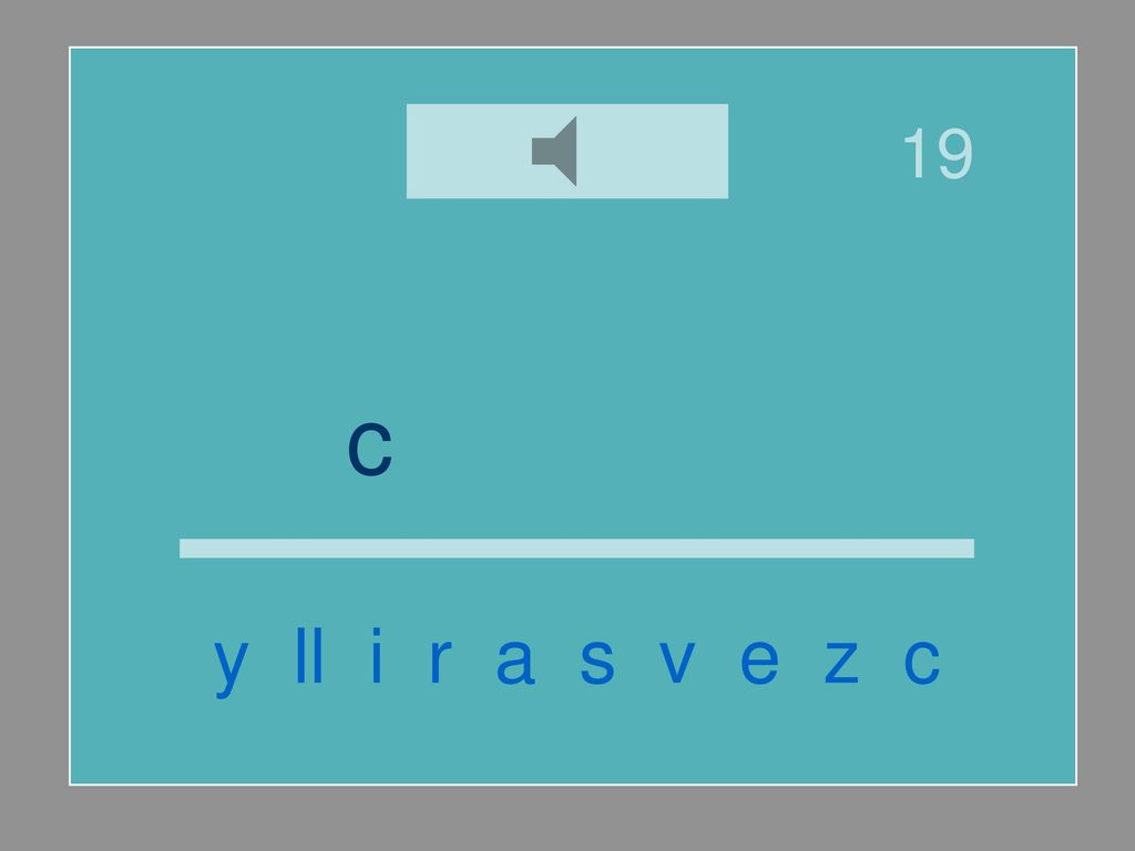 19 c e r i ll a s y ll i r a s v e z c
