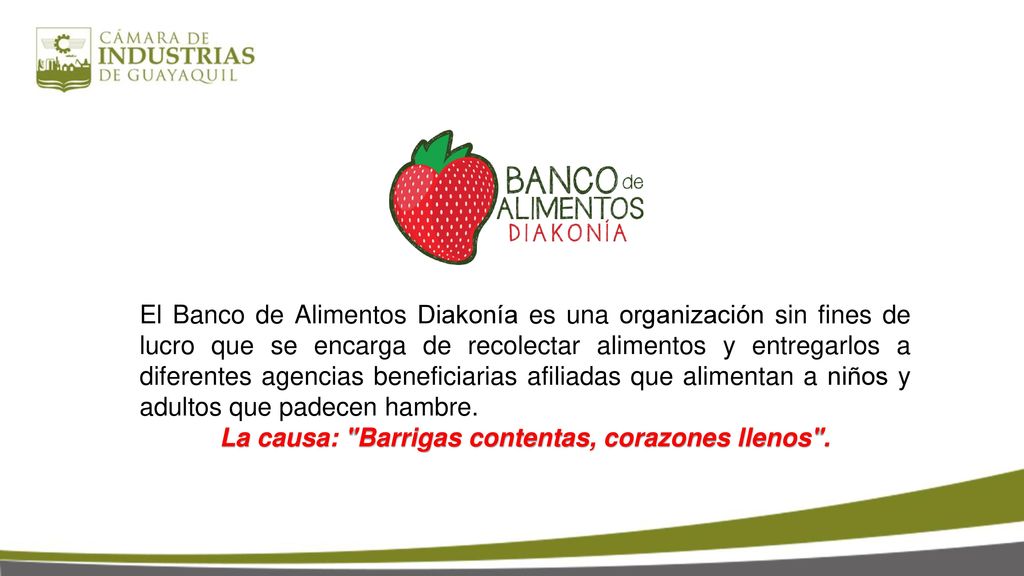 La causa: Barrigas contentas, corazones llenos .