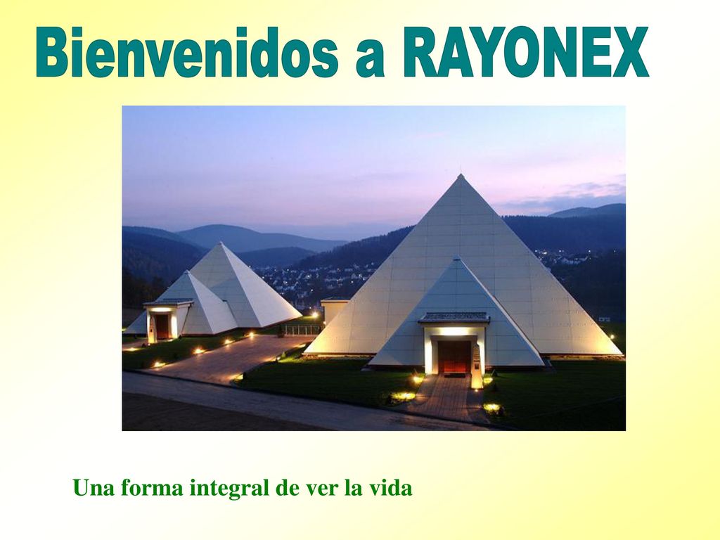 Bienvenidos a RAYONEX Una forma integral de ver la vida