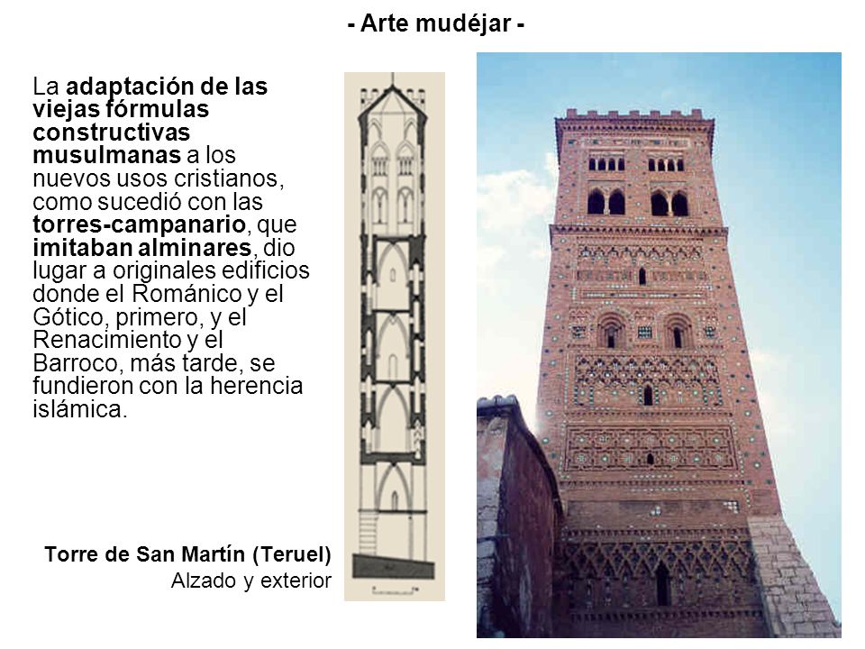 Torre de San Martín (Teruel) Alzado y exterior
