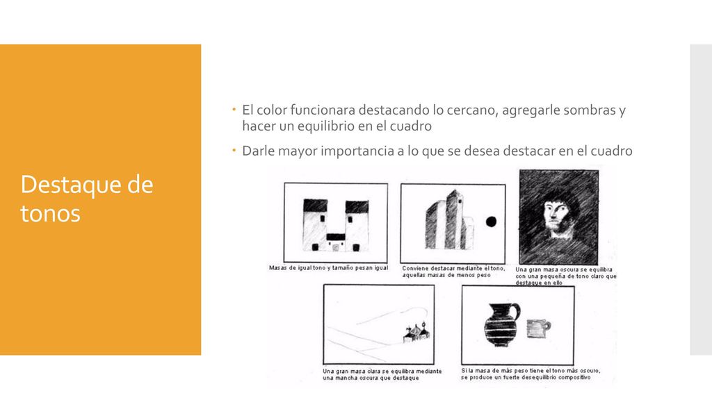El color funcionara destacando lo cercano, agregarle sombras y hacer un equilibrio en el cuadro