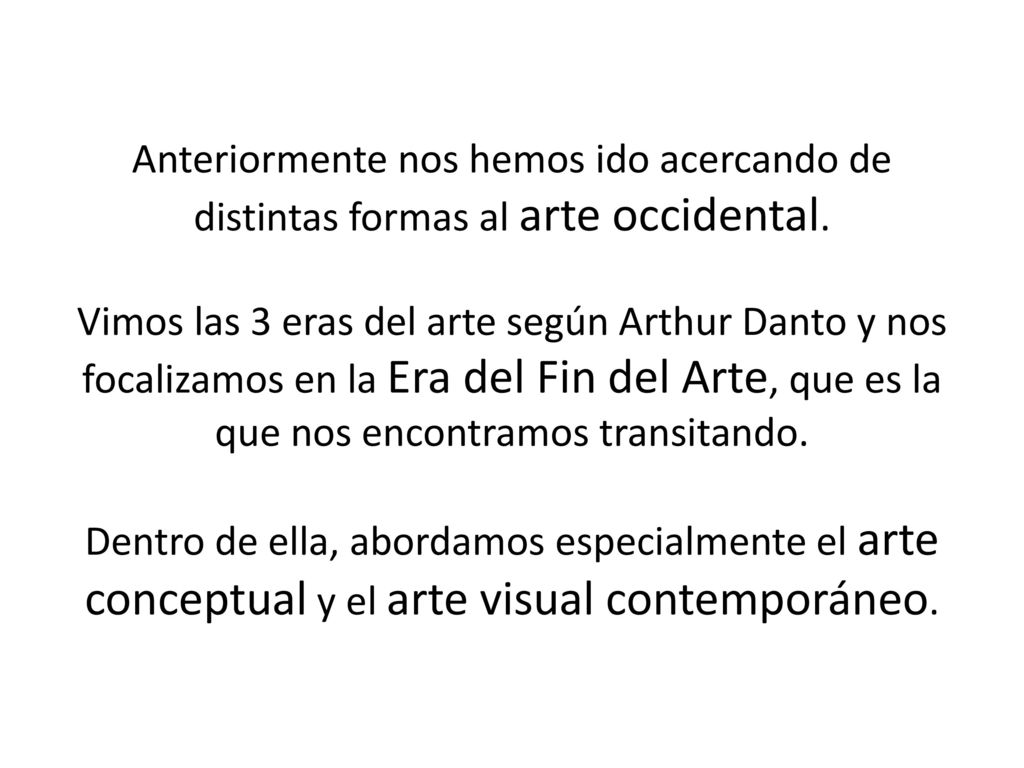 Anteriormente nos hemos ido acercando de distintas formas al arte occidental.