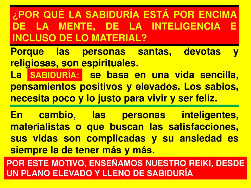 Porque las personas santas, devotas y religiosas, son espirituales.