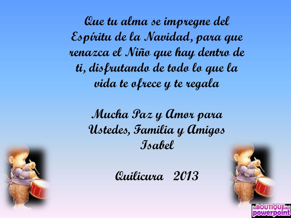 Mucha Paz y Amor para Ustedes, Familia y Amigos