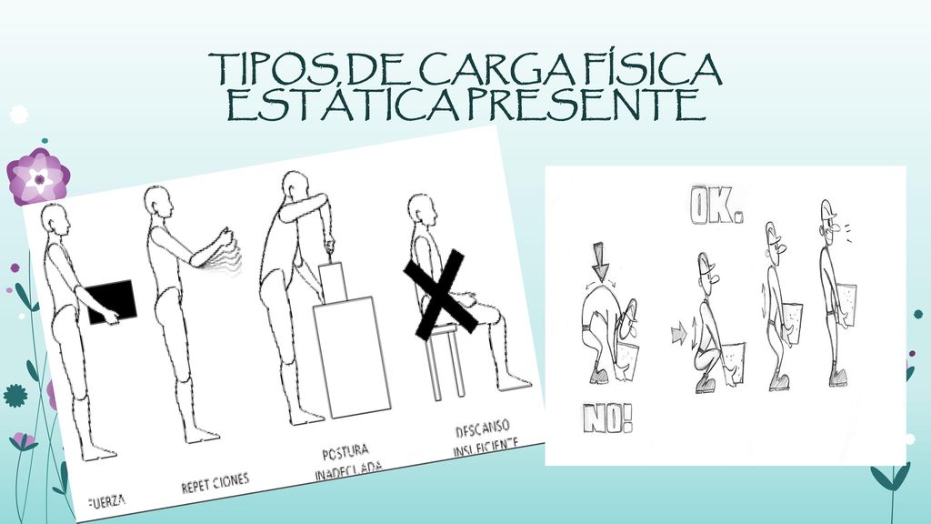TIPOS DE CARGA FÍSICA ESTÁTICA PRESENTE