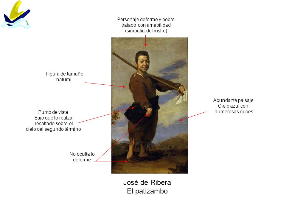 José de Ribera El patizambo Personaje deforme y pobre