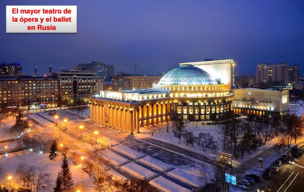 El mayor teatro de la ópera y el ballet en Rusia