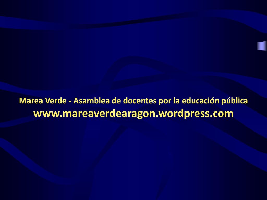 Marea Verde - Asamblea de docentes por la educación pública