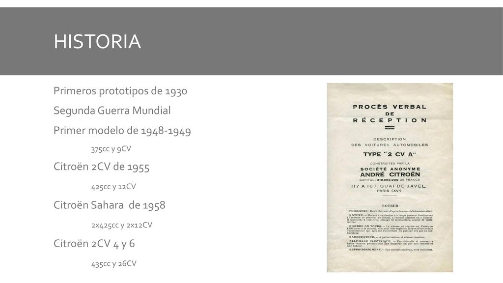 HISTORIA Primeros prototipos de 1930 Segunda Guerra Mundial