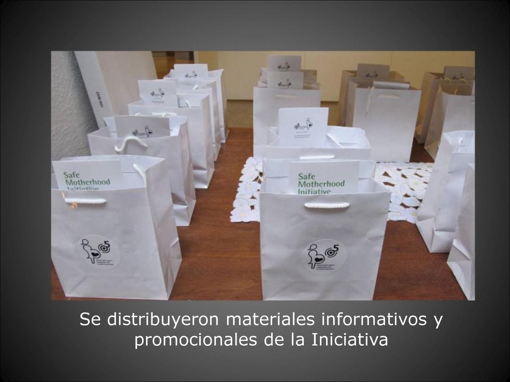 Se distribuyeron materiales informativos y promocionales de la Iniciativa