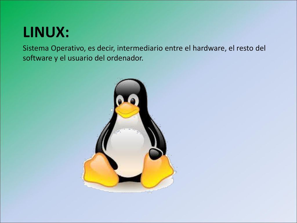 Sistema Operativo, es decir, intermediario entre el hardware, el resto del software y el usuario del ordenador.
