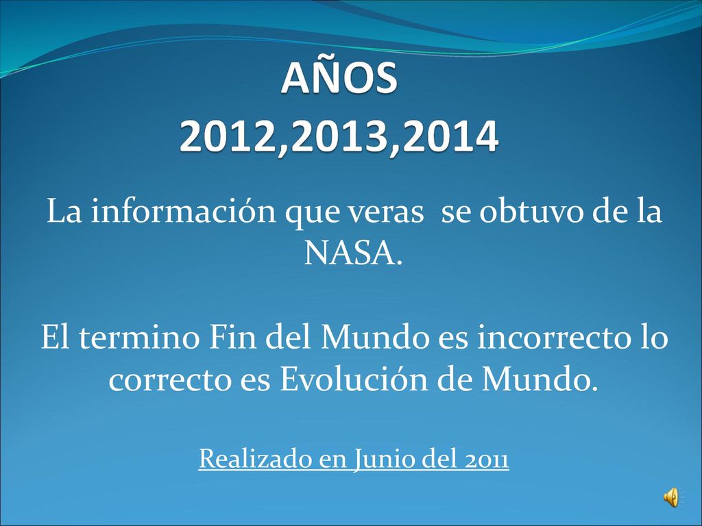 La información que veras se obtuvo de la NASA.