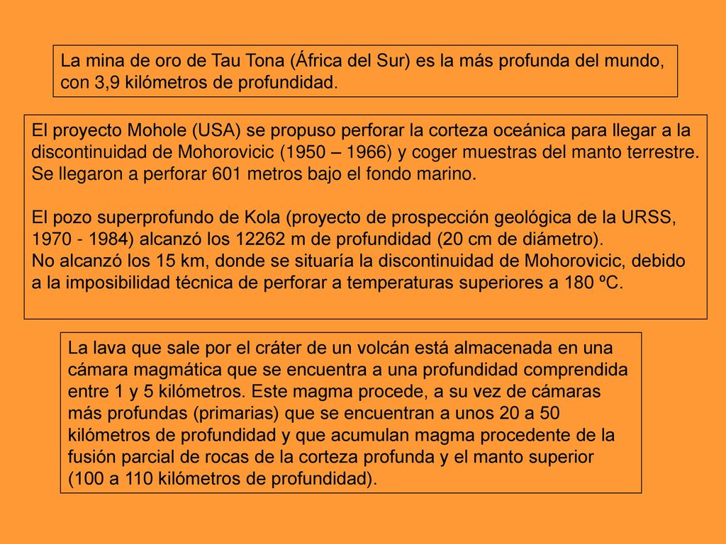 La mina de oro de Tau Tona (África del Sur) es la más profunda del mundo,