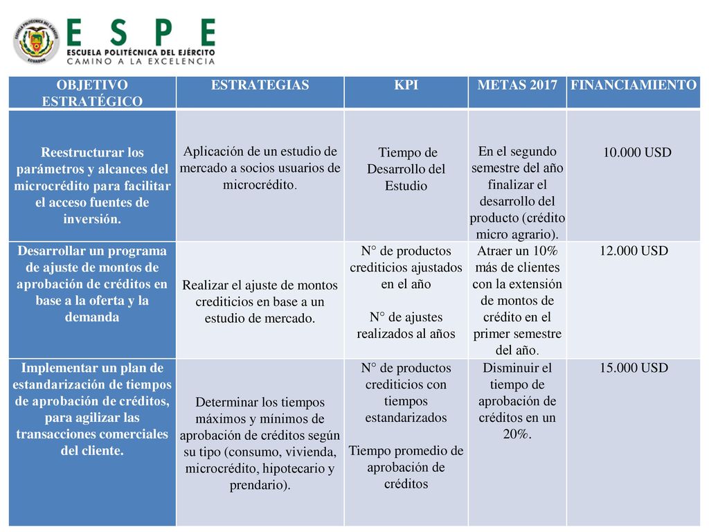 Aplicación de un estudio de mercado a socios usuarios de microcrédito.