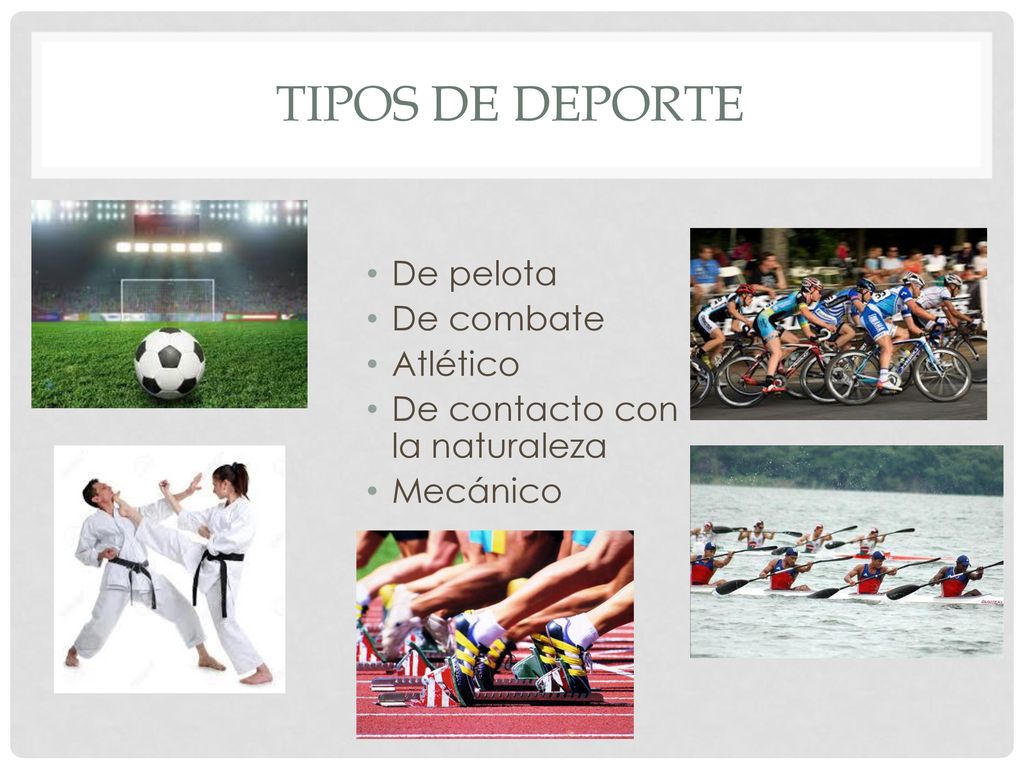 Tipos de Deporte De pelota De combate Atlético